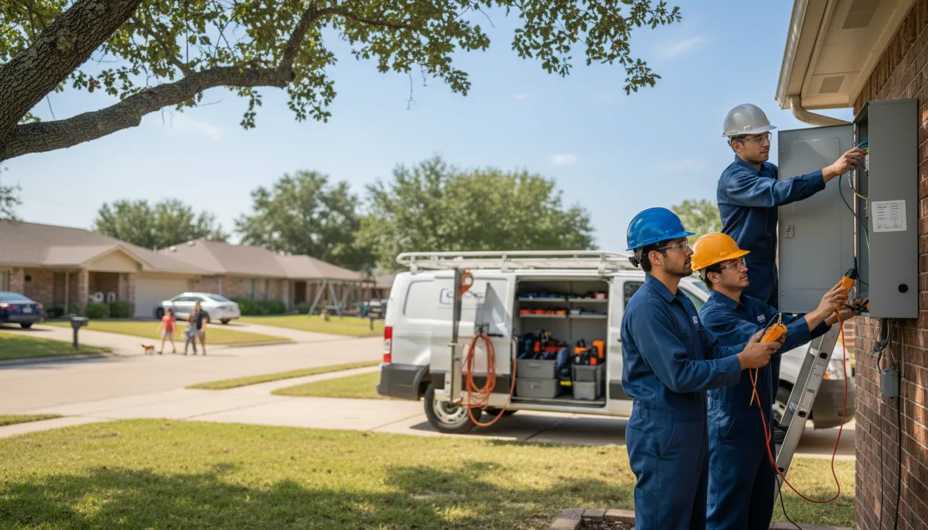 Certified electrician providing emergency electrical services in Thornton, KY